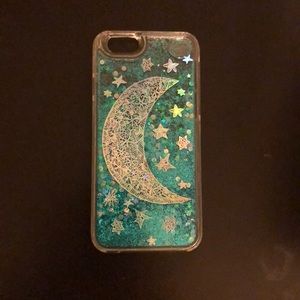 I phone 6/6s glitter/water phone case